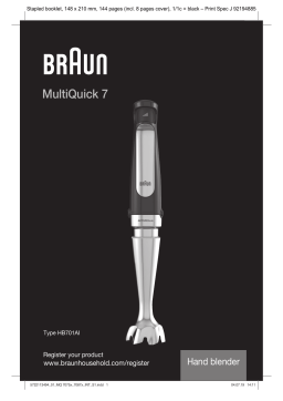 Braun HB701AI-MQ7035X Manuel utilisateur