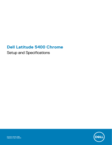 Dell Latitude 5400 Chromebook Enterprise laptop Guide de démarrage rapide | Fixfr