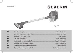 SEVERIN SC 7160 Aspirateur Manuel utilisateur