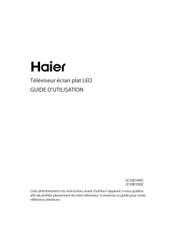 Haier LE40B7000CF Manuel utilisateur