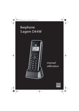 Sagem D44W Manuel utilisateur