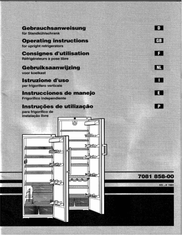 Manuel du propriétaire | Liebherr KS 1001 Manuel utilisateur | Fixfr