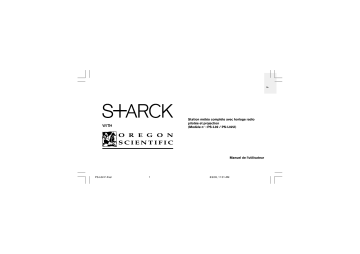 Manuel du propriétaire | Oregon Scientific PSL02 Manuel utilisateur | Fixfr