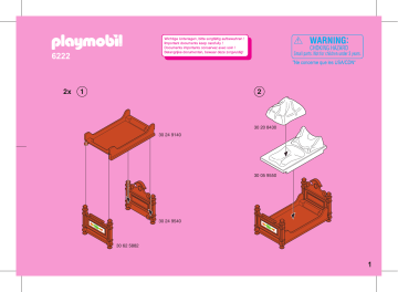 Manuel du propriétaire | Playmobil 6222 Manuel utilisateur | Fixfr