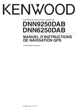 Kenwood DNN 6250 DAB Manuel utilisateur