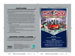 Hasbro MONOPOLY ELECTRONIQUE Manuel utilisateur