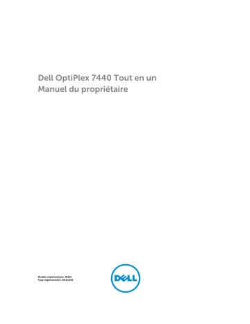 Dell OptiPlex 7440 AIO desktop Manuel du propriétaire | Fixfr