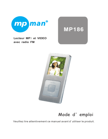 MPMan MP 186 Mode d'emploi | Fixfr