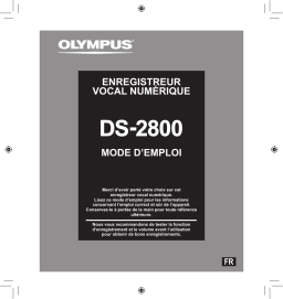 Olympus DS 2800 Mode d'emploi