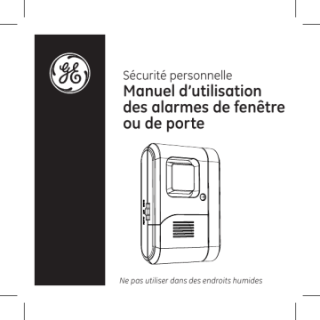 Mode d'emploi | GE 56789 Personal Security Wireless Window/Door Alarm Manuel utilisateur | Fixfr