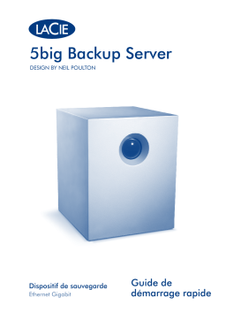 LaCie 5big Backup Server Manuel utilisateur