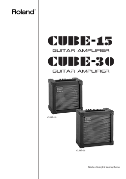 Roland CUBE-15 Manuel utilisateur