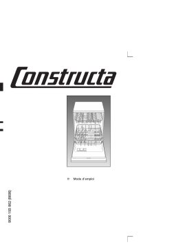 CONSTRUCTA CG540J2 Manuel utilisateur