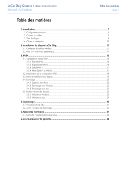 LaCie 2big Quadra Manuel utilisateur