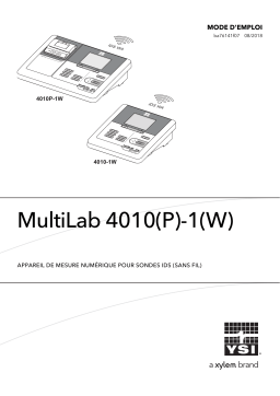 YSI MultiLab 4010-1W Manuel utilisateur