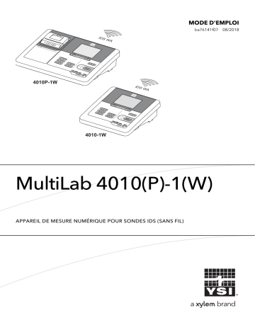 Mode d'emploi | YSI MultiLab 4010-1W Manuel utilisateur | Fixfr