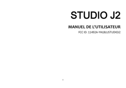Blu Studio J2 Manuel du propriétaire