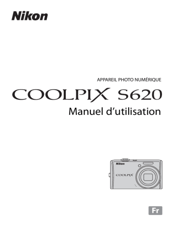 Mode d'emploi | Nikon COOLPIX S620 Manuel utilisateur | Fixfr