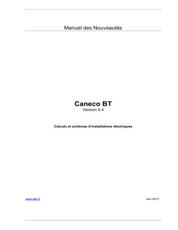 Caneco BT version 5.4 Manuel utilisateur | Fixfr