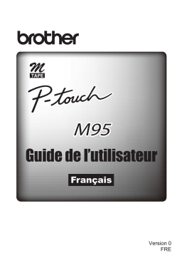 Brother P-Touch M95 Manuel utilisateur