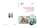 LG S&eacute;rie C3400 Manuel utilisateur