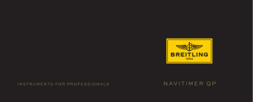Breitling Navitimer QP Mode d'emploi | Fixfr
