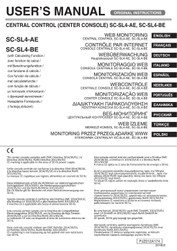 Mitsubishi Heavy Industries SC-SL4-AE/B Web monitoring Manuel utilisateur