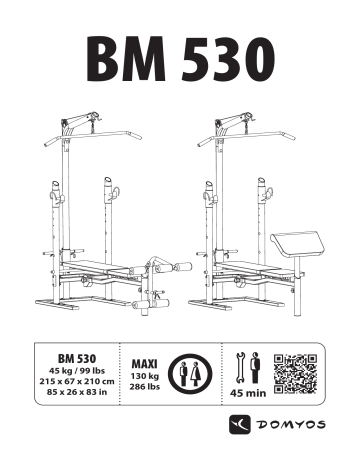 Domyos BM 530 Mode d'emploi | Fixfr
