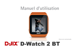 D-JIX D-Watch 2 BT Manuel utilisateur