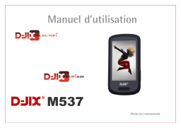 D-JIX M537 Manuel utilisateur