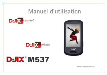 Manuel du propriétaire | D-JIX M537 Manuel utilisateur | Fixfr