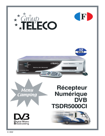 Teleco TSDR 5000 CI Manuel utilisateur | Fixfr