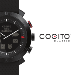 Cogito Watch Classic Manuel utilisateur