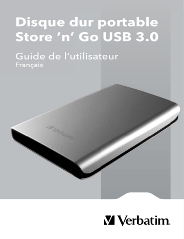 Manuel du propriétaire | Verbatim STORE N GO PORTABLE HARD DRIVE USB 3.0 Manuel utilisateur | Fixfr