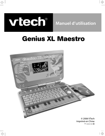 Manuel du propriétaire | VTech GENIUS XL MAESTRO Manuel utilisateur | Fixfr