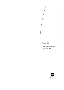 Konica Minolta FIERY X4 FOR CF910 Manuel utilisateur