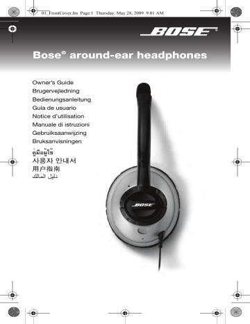 Manuel du propriétaire | Bose Around-Ear Headphones Manuel utilisateur | Fixfr