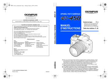 Olympus E-450 Manuel utilisateur | Fixfr