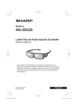 Sharp AN-3DG20 Manuel utilisateur