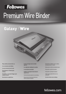 Fellowes Galaxy Wire Manuel utilisateur