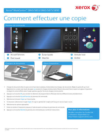 5845/5855 | Xerox 5865/5875/5890 WorkCentre Mode d'emploi | Fixfr