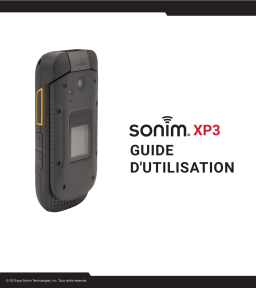 Sonim XP3 Telus Mode d'emploi