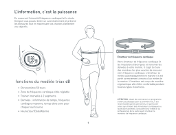 Nike TRIAX C8 Manuel utilisateur