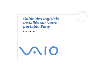 Manuel du propriétaire | Sony PCG-FX301 Manuel utilisateur | Fixfr