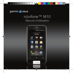 Garmin NUVIFONE M10 Manuel utilisateur