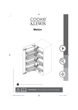 Cooke & Lewis Colonne de rangement 8 paniers Melton Mode d'emploi