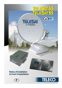 Teleco telesat pannello orizzontale Manuel utilisateur