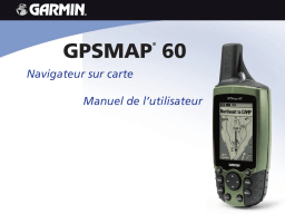 Garmin GPSMAP 60: Manuel d'Utilisateur + Chat IA