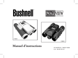 Bushnell IMAGEVIEW 11-0833 / 11-0834 FRENCH Manuel utilisateur