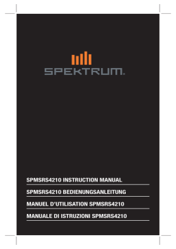 Spektrum SRS4210 DSMR AVC Surface Rx Manuel utilisateur